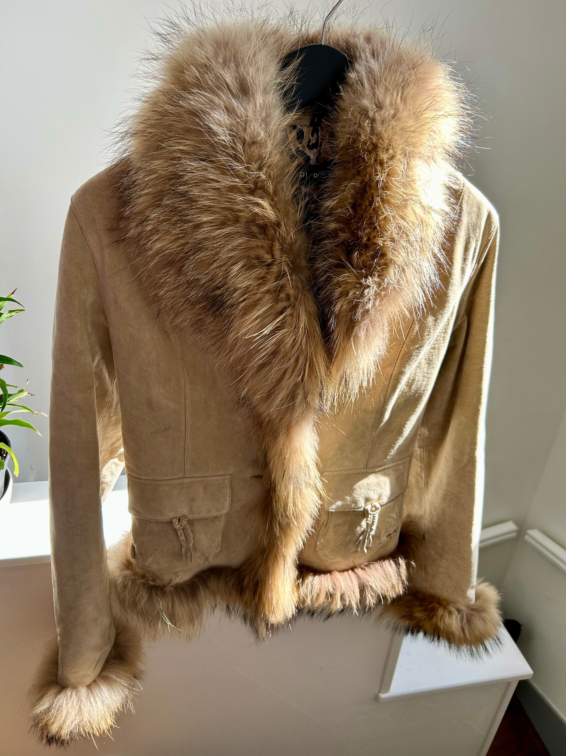 Veste daim et fourrure Oakwood