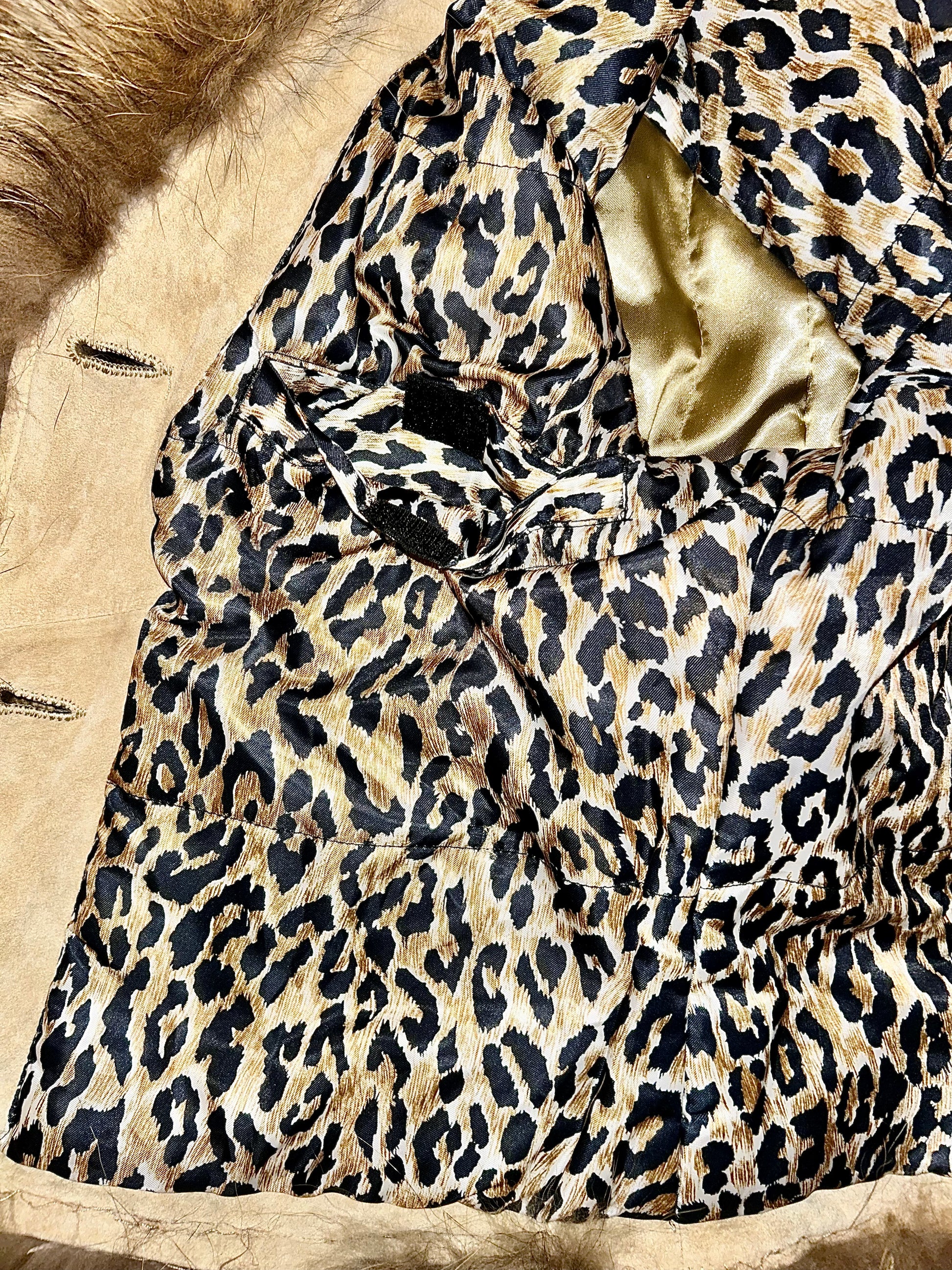 Veste daim et fourrure Oakwood