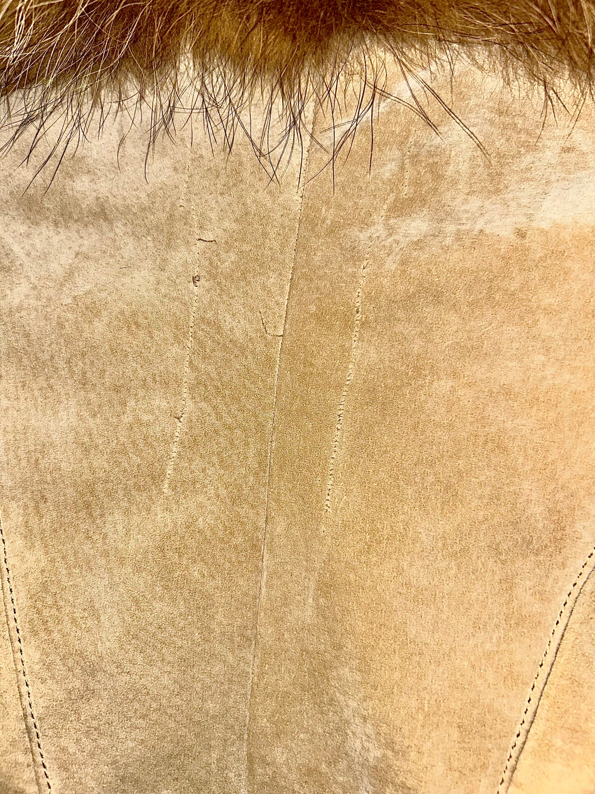 Veste daim et fourrure Oakwood