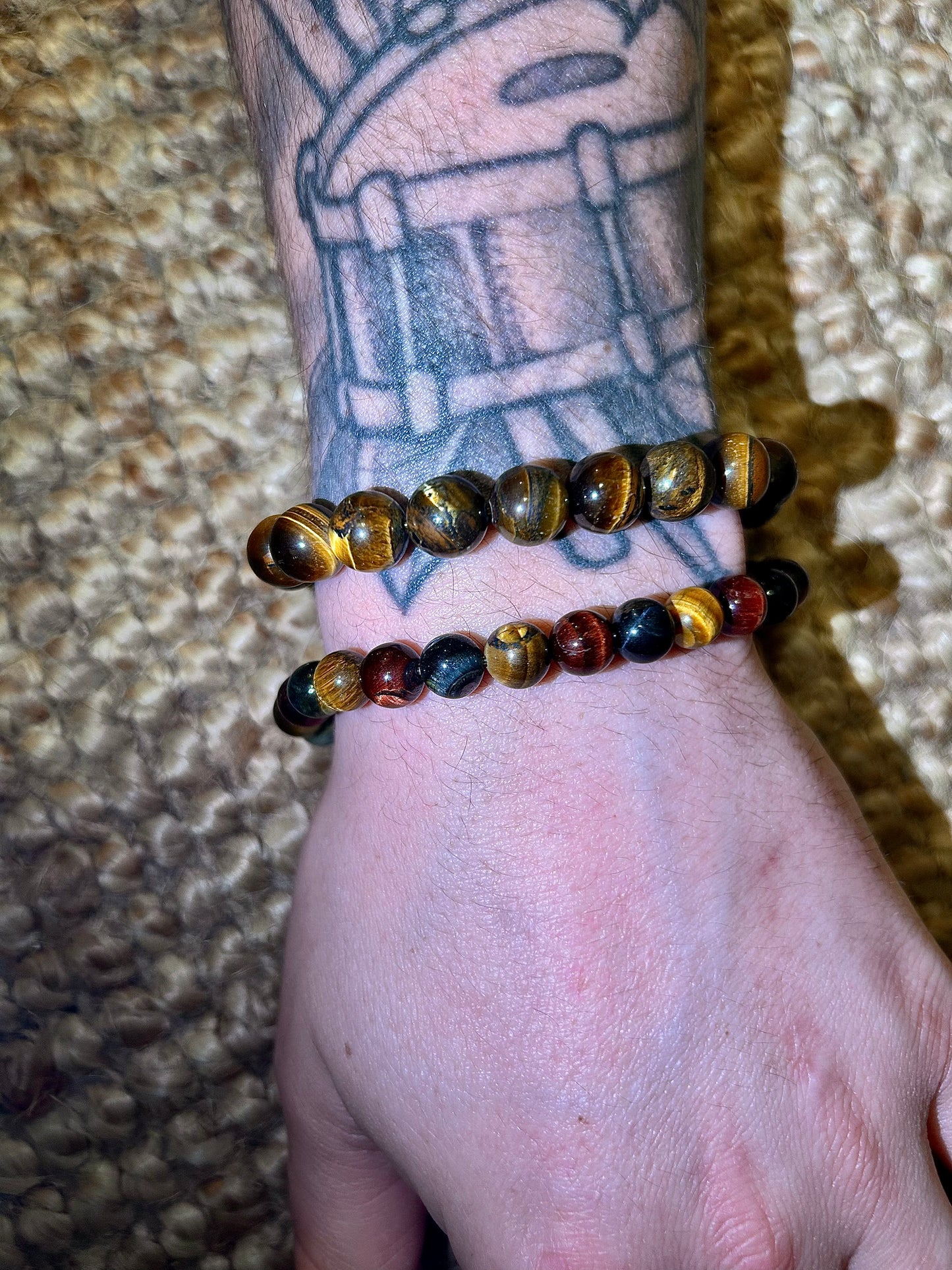 Lot de 2 bracelets en perles