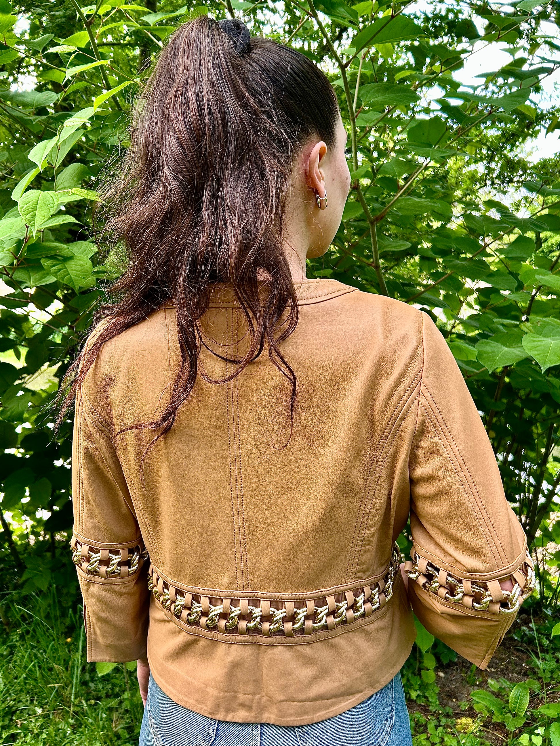 Veste en cuir Nenette